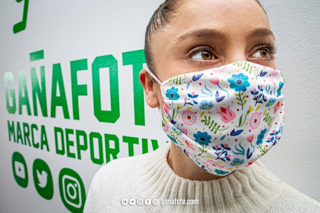 mascarilla de flores